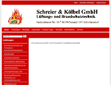 Tablet Screenshot of brandschutz-schwittersdorf.de